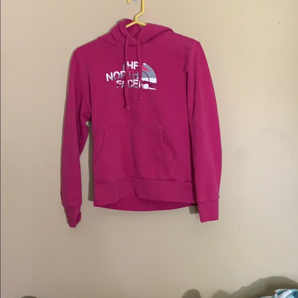 Northface pink hoodie